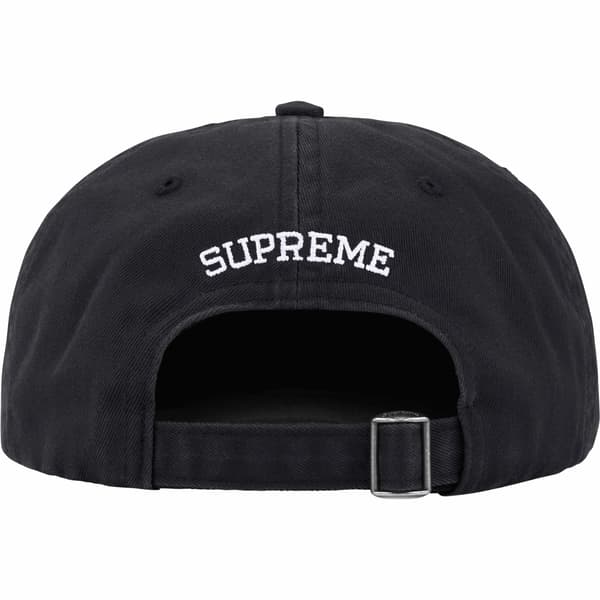 Supreme New York Arc 6-Panel - Black (front)