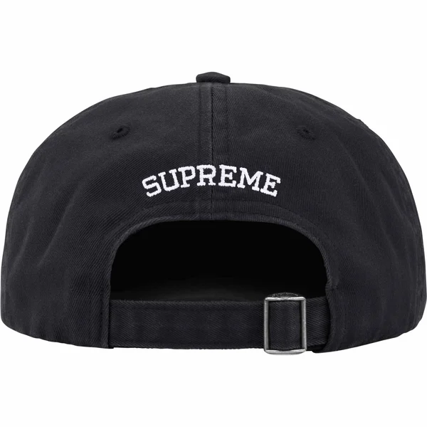 Supreme New York Arc 6-Panel - Black (front)