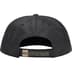 Supreme New York Leather 6-Panel - Black (front)