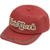 Supreme New York Leather 6-Panel - Red (front)