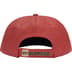 Supreme New York Leather 6-Panel - Red (front)