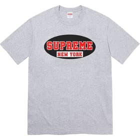 Supreme New York Tee Heather Grey