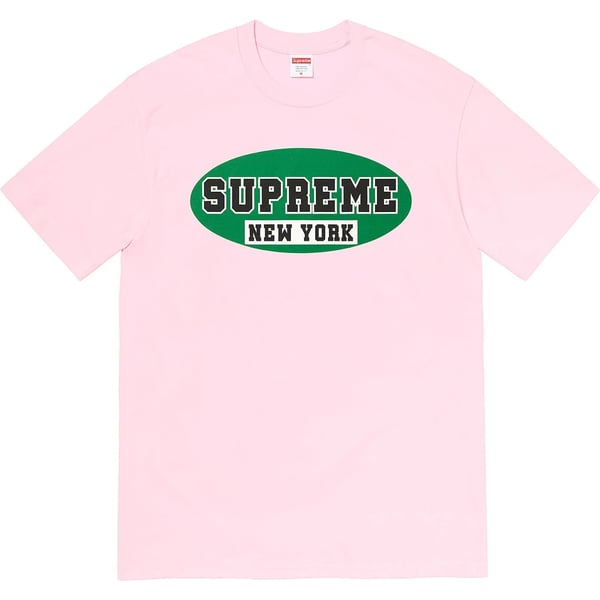 Supreme New York Tee - Light Pink (front)