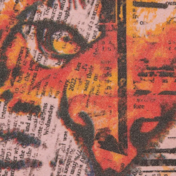 Supreme Newspaper S/S Top - Pink (front)