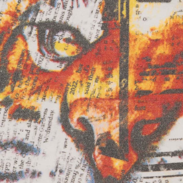 Supreme Newspaper S/S Top - White (front)