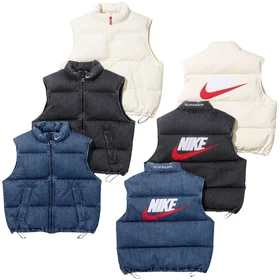 Supreme Nike Denim Puffer Vest