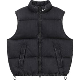 Supreme Nike Denim Puffer Vest Black