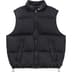 Supreme Nike Denim Puffer Vest - Black (front)