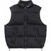 Supreme Nike Denim Puffer Vest - Black (front)