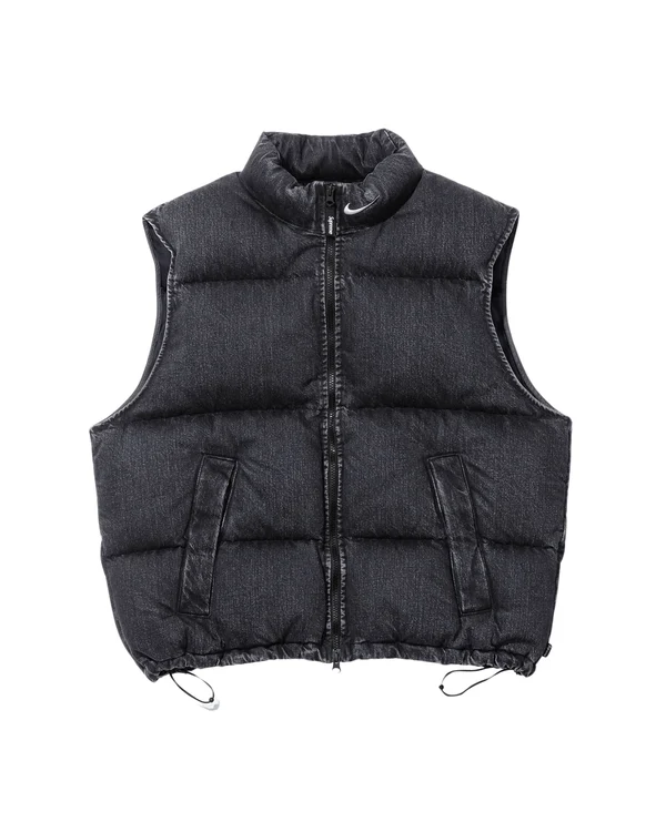 Supreme Nike Denim Puffer Vest - importer_20240415120938_1713175779916.png (front)