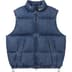Supreme Nike Denim Puffer Vest - Indigo (front)