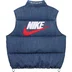 Supreme Nike Denim Puffer Vest - Indigo (front)