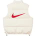 Supreme Nike Denim Puffer Vest - Natural (front)