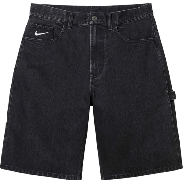 Supreme Nike Denim Short - Black (front)