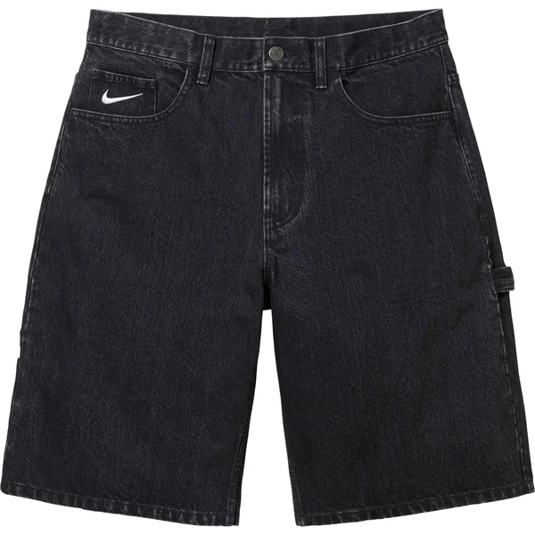 Supreme Nike Denim Short - Black (front)