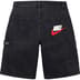 Supreme Nike Denim Short - Black (front)