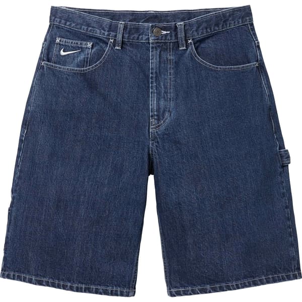 Supreme Nike Denim Short - Indigo (front)