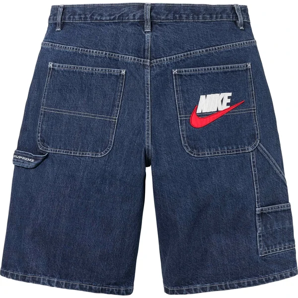 Supreme Nike Denim Short - Indigo (front)