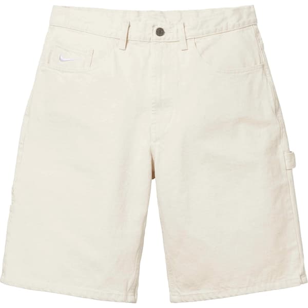 Supreme Nike Denim Short - Natural (front)