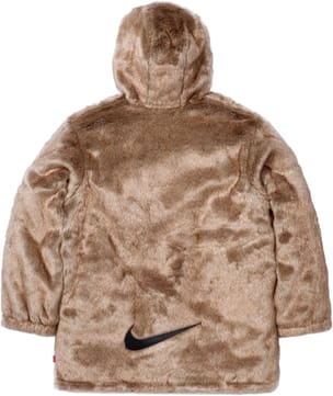 Supreme®/Nike® Faux Fur Reversible Parka Black
