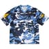 Supreme®/Nike® Football Jersey - Blue Camo (front)