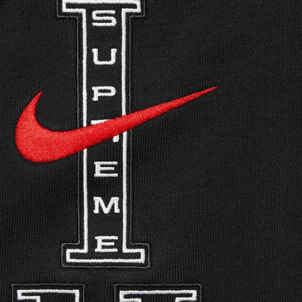 Supreme Nike Hooded Sweatshirt - Black (front)