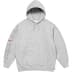 Supreme Nike Hooded Sweatshirt - Heather Grey (front)