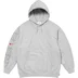 Supreme Nike Hooded Sweatshirt - Heather Grey (front)