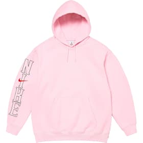 Supreme Nike Hooded Sweatshirt Light Pink