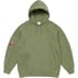 Supreme Nike Hooded Sweatshirt - Olive (front)