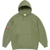 Supreme Nike Hooded Sweatshirt - Olive (front)
