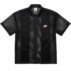 Supreme Nike Mesh S/S Shirt Black