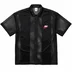 Supreme Nike Mesh S/S Shirt - Black (front)