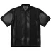 Supreme Nike Mesh S/S Shirt - Black (front)