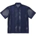 Supreme Nike Mesh S/S Shirt - Navy (front)