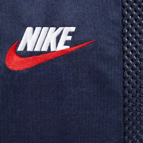 Supreme Nike Mesh S/S Shirt - Navy (front)