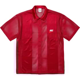 Supreme Nike Mesh S/S Shirt Red
