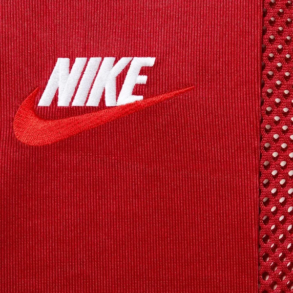 Supreme Nike Mesh S/S Shirt - Red (front)
