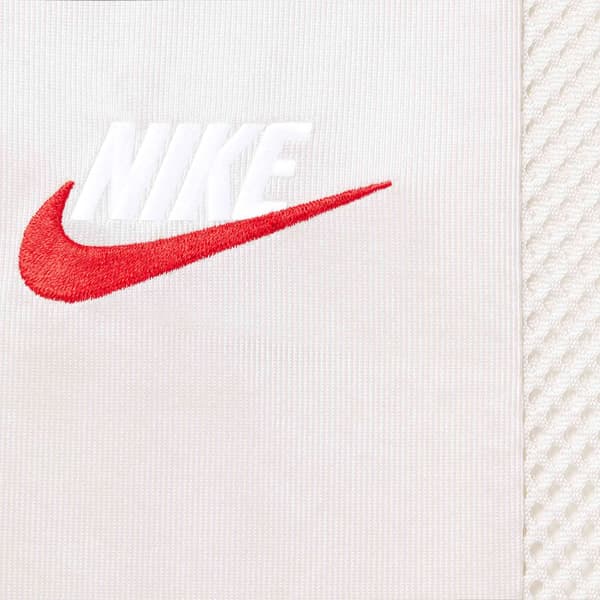 Supreme Nike Mesh S/S Shirt - White (front)