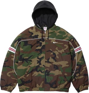 Supreme®/Nike® Nylon Hooded Jacket Black