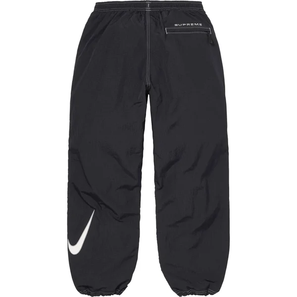 Supreme Nike Ripstop Track Pant - Black (front)