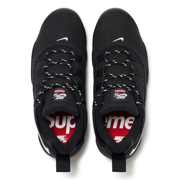 Supreme Nike SB Darwin Low - Black (front)