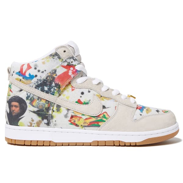 Supreme Nike SB Rammellzee Dunk High - Multicolor (front)