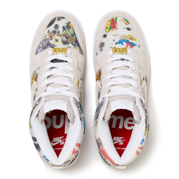 Supreme Nike SB Rammellzee Dunk High - Multicolor (front)