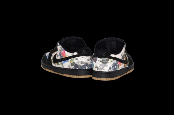 Supreme Nike SB Rammellzee Dunk Low - rammellzee-dunk-low-black-3 (front)