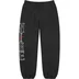 Supreme Nike Sweatpant - Black (front)