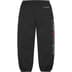 Supreme Nike Sweatpant - Black (front)