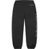Supreme Nike Sweatpant - Black (front)