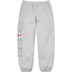 Supreme Nike Sweatpant - Heather Grey (front)