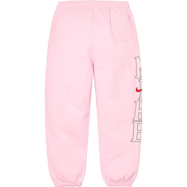 Supreme Nike Sweatpant - Light Pink (front)